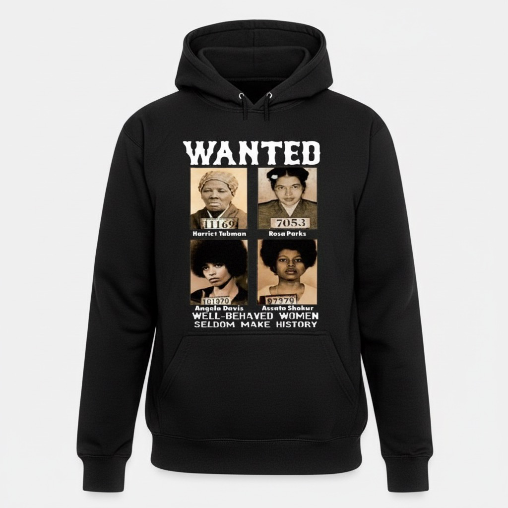 Wanted poster hoodie