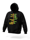 Black history grid hoodie