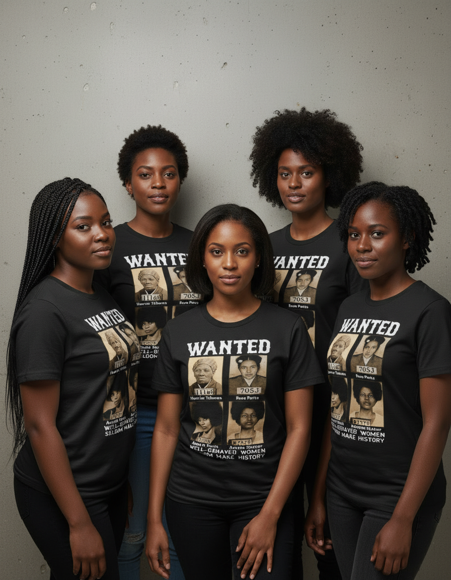 Wanted poster t-shirt